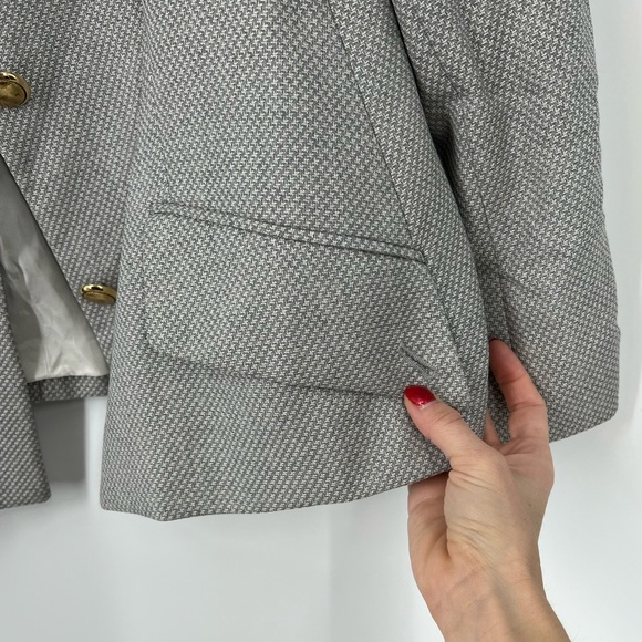 Escada Silk Wool Blend Blazer Jacket - Picture 5 of 8